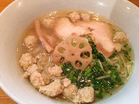 「つみれそば塩」@支那そば 一本気の写真