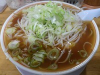 「Ｑラーメン（小辛）　大盛り」@ラーメンQ 石芝店の写真