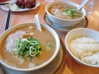 「ミニラーメン　ライスセット　５６０円」@天下一品 三郷店の写真