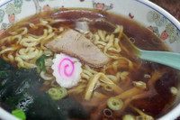 「ラーメンとカレーのBセット650円」@丸鶴の写真