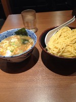 「朝つけ麺+大盛り（730円）」@六厘舎の写真
