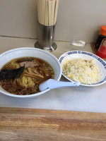 「チャーハンセット(醤油)800円」@金ちゃんの写真