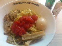 「特製イタリあえめん（M） ￥950」@UNDER GROUND RAMEN REMIXの写真