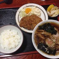 「ラーメン定食　800円」@きよしや食堂の写真