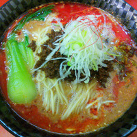 「坦々麺（大盛り）　７５０円」@中華そば 華丸の写真