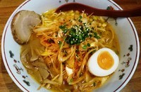 「ねぎみそ（背脂抜き・細麺）」@味箪笥の写真