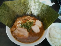 「【12月限定】海老味噌￥800＋半ライス￥100＋海苔増し」@味噌麺 伝堂の写真