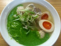 「浅利のパイタン麺（ハーフ麺）￥730＋煮玉子（サービス）」@麺処 ぼたん 栃木店の写真
