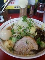 「博多ラーメン？　味玉780円　ニンニクアブラ」@千里眼の写真