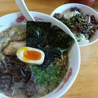 「ラーメンセット700円」@九州らーめん 南木商店の写真