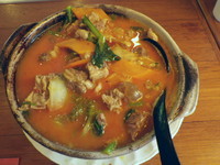 「羊肉砂鍋面」@東北人家の写真