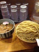 「濃厚つけ麺(大)」@銀座 朧月の写真