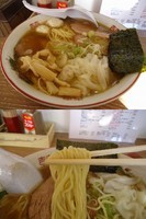 「『七里香中華そば+大盛(￥900+100)』」@地鶏中華そば 七里香の写真