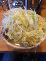 「小ラーメン700円＋しょうが50円＋ヤサイ＋ニンニクマシマシ！」@ラーメン二郎 八王子野猿街道店2の写真