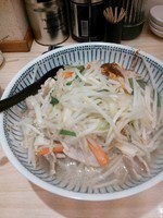 「塩タンメン(700円)＋大盛(100円)」@タンメンしゃきしゃきの写真