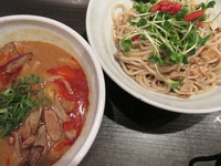 「薬膳カレーつけ麵　「750円」」@鶏そば 雫一の写真