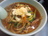 「ニンニクラーメン850円麺固め」@ラーメンレストランマツヤ 丸山台店の写真