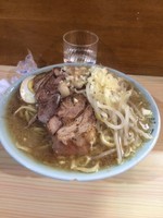 「らーめん　炙り」@ラーメン富士丸 明治通り都電梶原店の写真