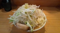 「小ラーメン 700円 野菜マシ ニンニク」@ラーメン二郎 八王子野猿街道店2の写真