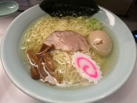 「味玉・塩 ７３０円」@麺者 侍の写真