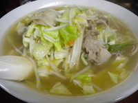 「タンメン800円」@ラーメン中本 新宿店の写真