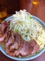 「大ラーメンぶたダブル」@ラーメン二郎 池袋東口店の写真