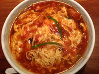 「トマト入り酸辣湯麺」@中国料理 孝蘭の写真
