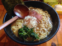 「濃厚鶏白湯麺大盛」@らーめん処 ○はの写真