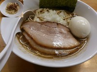 「【限定】特濃煮干ソバ Kraken Jr.＋和え玉＋納豆ほか」@煮干中華ソバ イチカワの写真