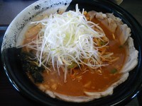 「ねぎ味噌チャーシュー　地獄ラーメン４丁目」@久乃浜ラーメンの写真