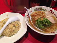 「あっさりチャーハンセット」@天下一品 吉祥寺店の写真