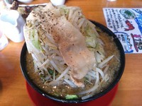 「ド根性の醤油 (野菜男盛り)」@神戸ちぇりー亭 宝塚店の写真