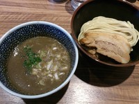 「【限定】にぼつけ麺 Withカニ」@煮干中華ソバ 宮庵の写真
