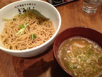 「梅香る煮干つけめん（中）　800円」@江戸前煮干中華そば きみはん 新所沢店の写真