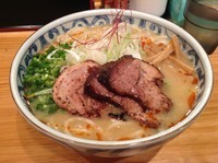 「白味噌らぁめん　冬季限定　（スモークチャーシュー増し）」@麺屋 花菱の写真