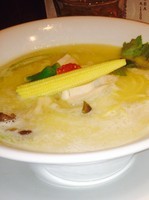 「鶏白湯SOBA¥850」@銀座 篝の写真