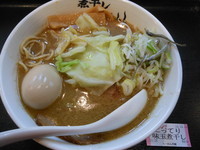 「こってり煮干しらーめん＋味玉」@煮干しらーめん青樹 立川店の写真