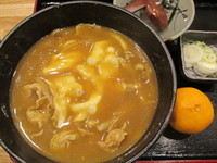 「カレー南蛮とチーズ　「750円」」@やなぎ家 永沼店の写真