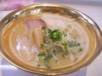 「鶏とろだく麺」@鶏湯ラーメン ばふ。の写真