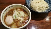 「つけそば（醤油）700円＋味玉100円」@麺 一直の写真