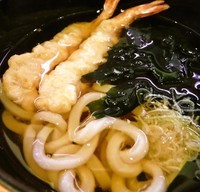 「海老天うどん(280円)」@かっぱ寿司 釜石店の写真