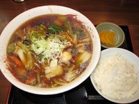 「広東麺＋小ライス　680円（ランチ）」@中華ダイニング いい田の写真