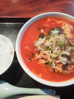 「テグタンラーメン￥８００」@焼肉もりちゃんの写真