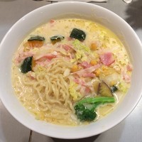 「【限定】豆乳とクリームコーンで仕上げた冬野菜のタンメン800」@中華蕎麦 瑞山（ZUIZAN）の写真