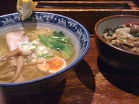 「ゆず塩ラーメン+あんかけご飯」@麺屋 雄の写真