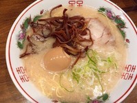 「玄武豚骨らーめん（煮玉子入り）」@豚骨らーめん 玄武の写真