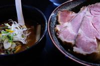 「チャーシューつけ麺（中盛・ユズ無料）＋ネギ」@麺処 晴の写真