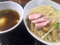 「鶏つけそば＋豚丼」@らぁ麺 やまぐちの写真