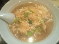 「焼ネギ卵とじらぁめん(730円)」@麺工房HIRAMAの写真