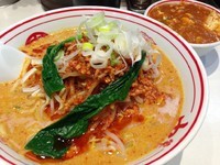 「【12月の限定】中本風タンタン麺850円＋プチ麻婆130円」@蒙古タンメン中本 秋津店の写真